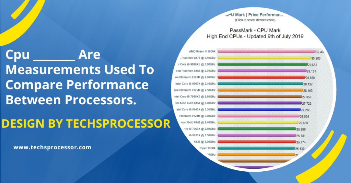 Cpu ________ Are Measurements Used To Compare Performance Between Processors. – A Complete Overview!